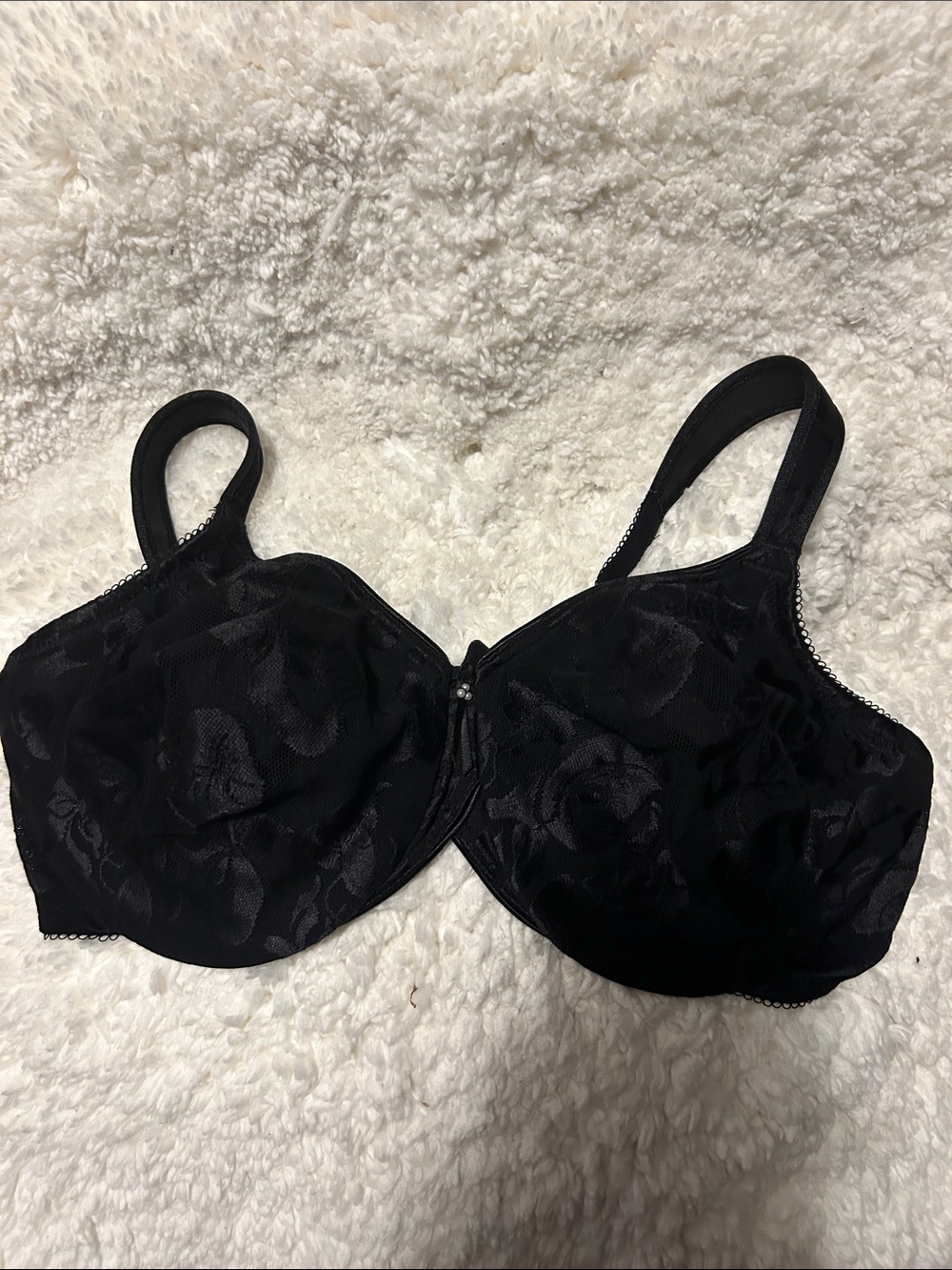 Wacoal Black Jacquard T-Shirt Bra